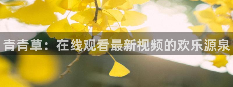 雨燕体育在线直播nba：青青草：在线观看最新视频的欢乐源泉